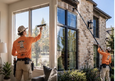 Residential window cleaning